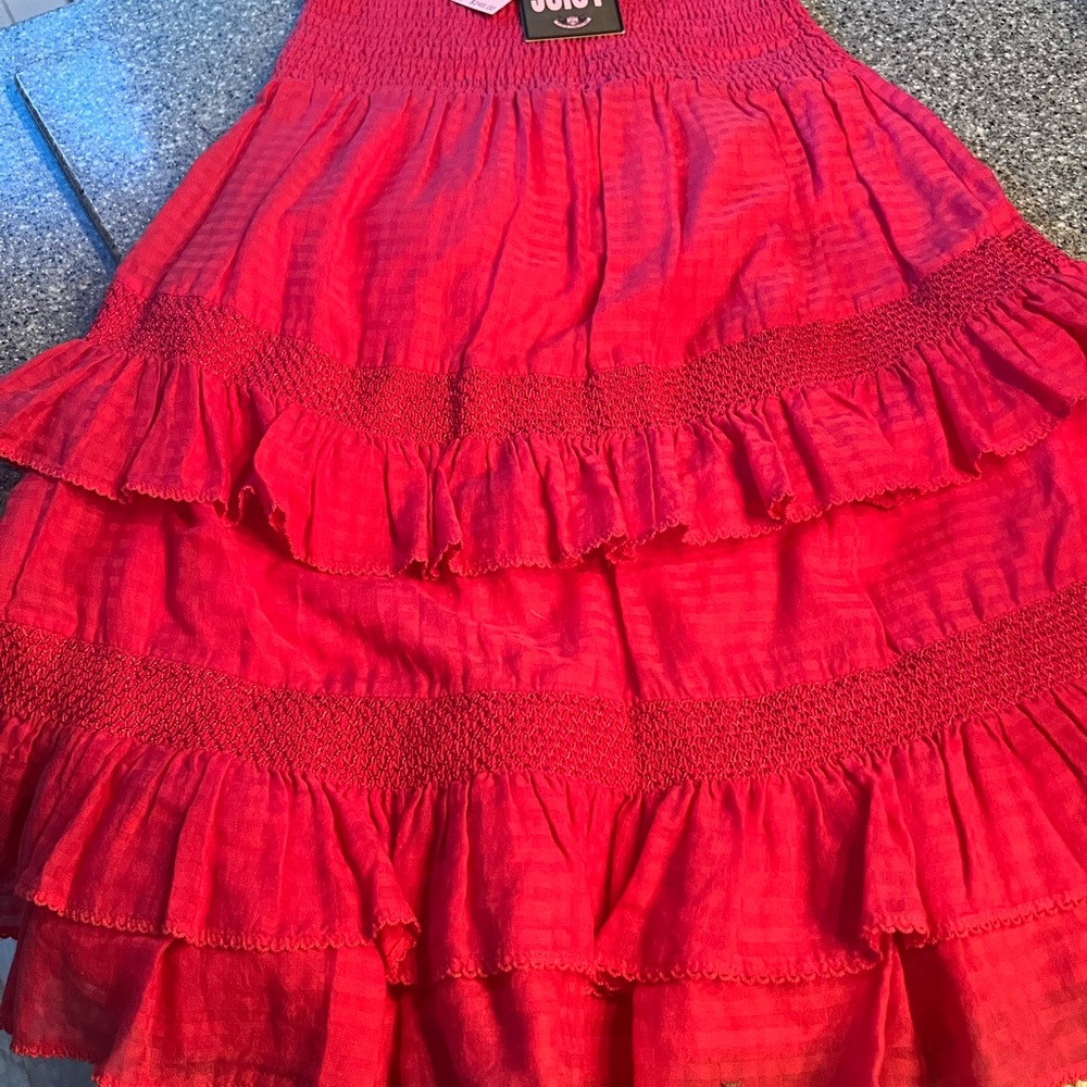 Juice couture ruffled long skirt or sun dress